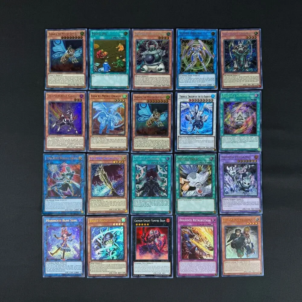 lot of 20 yu-gi-oh! holo cards vintage/modern 1st edition/regular yugioh